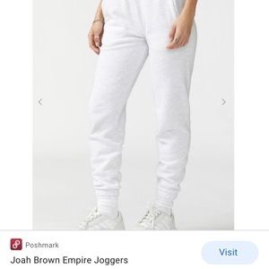 ISO Josh Brown Empire Joggers in Pearl